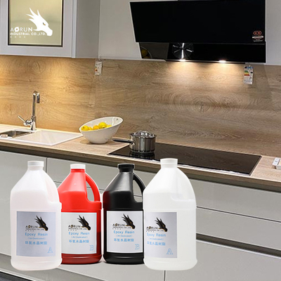 OEM 5 Gallon van Ultraviolette van de 50 Gallon Epoxyhars de Stevige Oppervlakte Weerstandsacryli