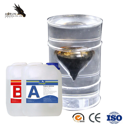 Het 1:1 ab Art Epoxy Resin Curing Coating giet dik Epoxycomponent Twee