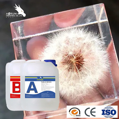 Het 1:1 ab Art Epoxy Resin Curing Coating giet dik Epoxycomponent Twee