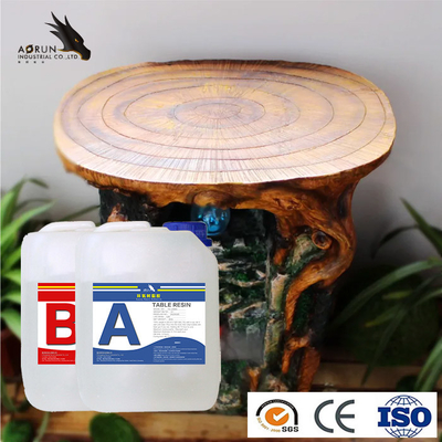 Het 1:1 ab Art Epoxy Resin Curing Coating giet dik Epoxycomponent Twee