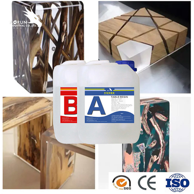 Houten Tafelblad Art Epoxy Resin Filler die ab snel Duidelijke Epoxyhars genezen
