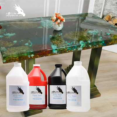 Countertop van de de Lijstbovenkant van Crystal Epoxy Resin Glue Clear van het epoxyhars1:1 Houten Deklaag