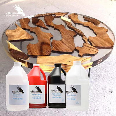 Countertop van de de Lijstbovenkant van Crystal Epoxy Resin Glue Clear van het epoxyhars1:1 Houten Deklaag