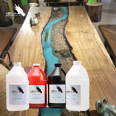 De epoxyhars Kit Coating Wood Art Work polijst Epoxycountertops DIY Lijstbovenkant