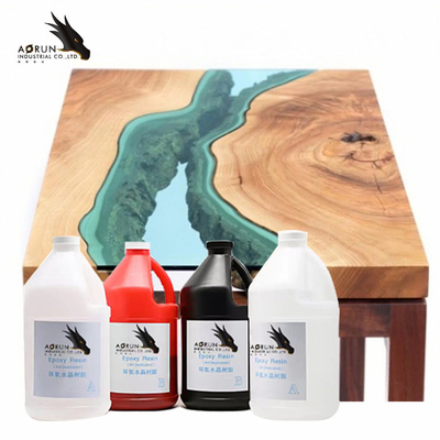 De epoxyhars Kit Coating Wood Art Work polijst Epoxycountertops DIY Lijstbovenkant