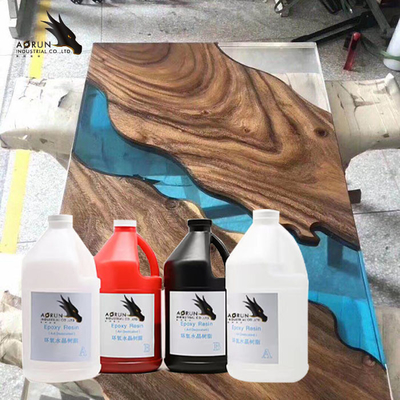 Polijst de Kunst van de de Epoxyharsdeklaag van Crystal Clear Bar Table Top Epoxycountertops DIY