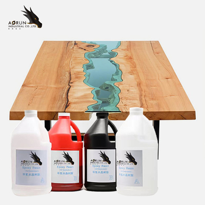Barcountertops de Lijm Zuivere Transparant van Crystal Clear Epoxy ab van de Rivierhars