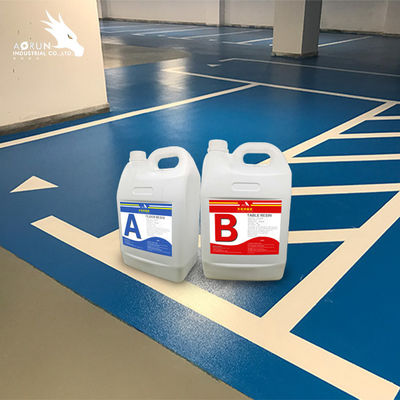 VOC Vrije Eco Vriendschappelijke Epoxyhars die het Concrete Garagevloer Schilderen met een laag bedekken