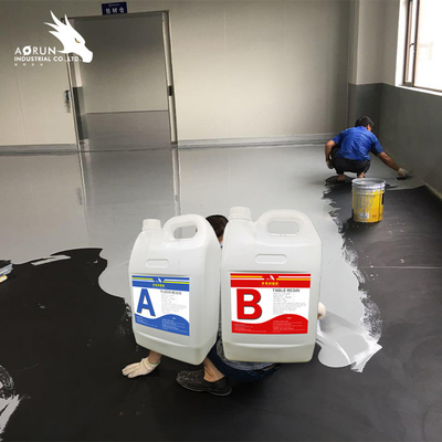 3:1ab Vloeibaar Glas die de Sticker Duidelijke Kleurloos gieten van de Hars 3D Vloer