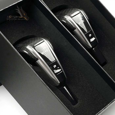 Van de de Koolstofvezel van de premie de Binnenlandse Auto van het het Toestelhandvat Knop van de de Autoverschuiving voor Porsche Cayenne 2018-2022 Panamera 2017-2022