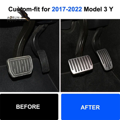 De Versnellerpedaal van de prestatiesrem voor Tesla Model 3/Y -2022 Voet de Autotoebehoren van Pedaalstootkussens 2Pcs