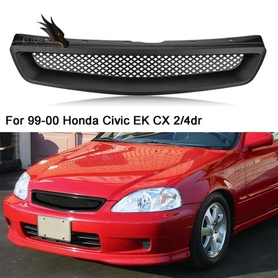 Auto Front Grill Fits For 96 97 98 99 00 01 02 03 Civ Ic EK EJ S CX JDM type-R de Uitrustingsabs van de Stijlbumper Plastiek