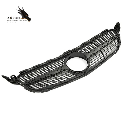 De Klasse W205 2014-2018 Diamond Style Racing Grills van autofront bumper grille grill for Mercedes Benz C