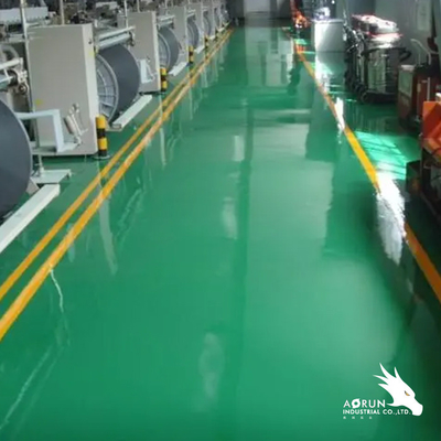 Geen de Epoxyhars Vrije Nivellerende Transparante Concrete Vloer van de Bellen 3D Bevloering